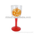 Hot selling halloween plastic wine glass BPA free (KD28)